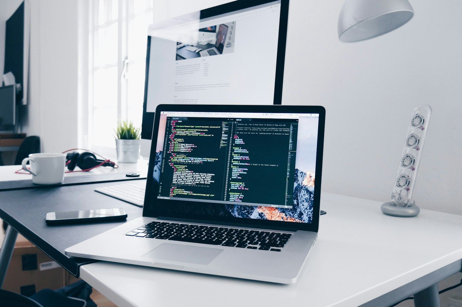 A Devgrit engineer reviewing code